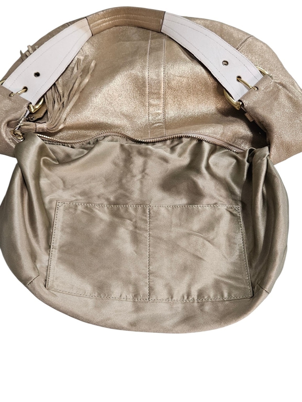 Coach Soho 2005 Limited Edition Metallic Goat Suede Hobo W/Legacy Kisslock - Picture 11 of 16
